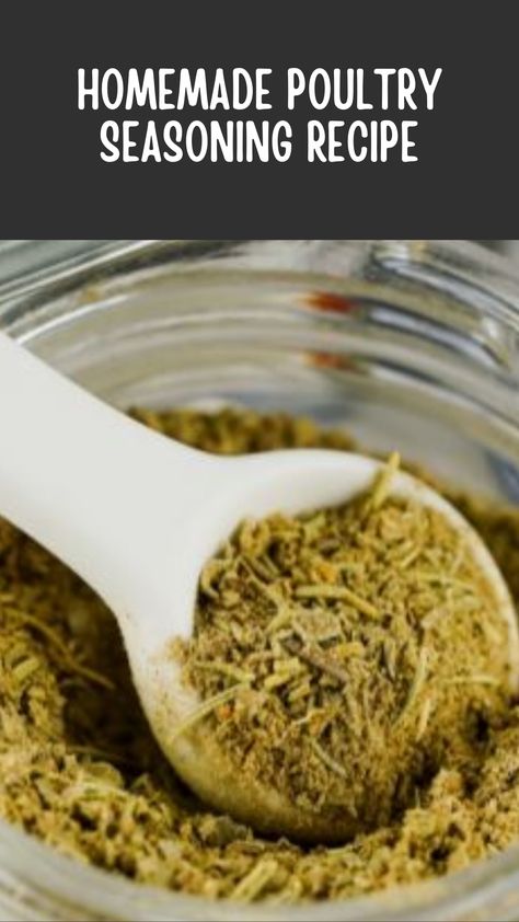 Learn how to make a homemade poultry seasoning recipe that is just as good as boughten. How To Make Poultry Seasoning, Diy Poultry Seasoning Recipe, Homemade Poultry Seasoning, Homemade Poultry Seasoning Recipe, Poultry Seasoning Recipe, Seasoning Recipe, Poultry Seasoning, Seasoning Recipes, Seasoning Mixes