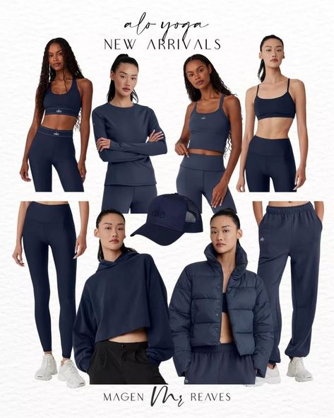 Alo yoga new arrivals! Loving navy this fall!🤍 Alo yoga. Women’s athletic wear. Women’s fall fashion. #LTKfitness#LTKstyletip#LTKSeasonal Athletic Wear Women, Alo Yoga Outfit, Clothing Finds, Gym Attire, Yoga Moves, Workout Clothing, Suit Up, Women Outfit, Athleisure Outfits