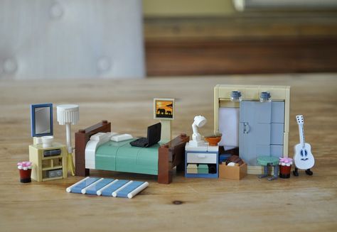 Lego Furniture Ideas, Lego Fallout, Lego Home, Ikea Showroom, Lego Bedroom, Lego Furniture, Ikea Catalog, Lego Diy, Lego Modular