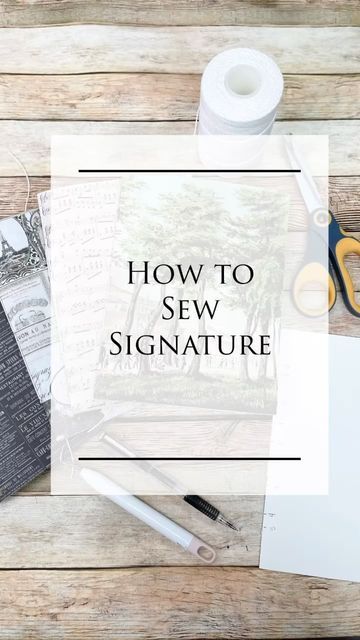 A House of Books on Instagram: "How to sew a signature for your journal. If you aren’t sure about the guide or want to see a slower version, check out our videos for a full guide. . #mixedmediajournal #journaling #journalingcommunity #junkjournal #scrapbooking #diy #papercrafts #journals #journalinspiration #ahouseofbooks" How To Sew Book Signatures, How To Bind A Junk Journal, How To Make A Signature, Christmas Card Ideas Handmade, Handmade Christmas Cards Ideas, Easy Christmas Card Ideas, Christmas Card Easy, Card Ideas Handmade, Flower Making Tutorial