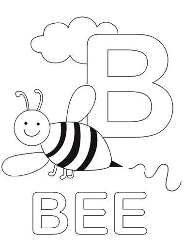 Top 10 Letter ‘B’ Coloring Pages Your Toddler Will Love To Learn & Color #coloringpages #coloringpage #toddlers B Is For Bee, Preschool Letter B, Letter B Activities, Letter B Coloring Pages, Bee Coloring, Elegant Photos, Letter A Coloring Pages, Letter B Worksheets, Coloring Letters