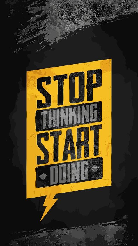 Bold Advertising, Stop Thinking Start Doing, Hd Portrait, Aw Words, Gym Fitness Motivation, Eagle Wallpaper, Meaningful Pictures, Happy Wallpaper, Inspirational Quotes About Success