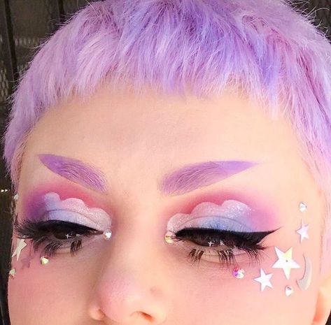 Candy Inspired Makeup, Cute Alt Makeup, Kawaii Makeup Aesthetic, Pastel Makeup, Drag Make-up, Alt Makeup, Kawaii Makeup, Alternative Makeup, Smink Inspiration