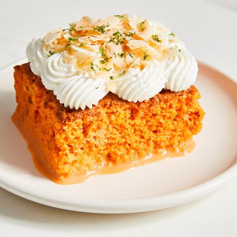 Tres Leches Cake Recipe, Tiger Orange, Leches Cake, American Cake, Random Recipes, Tres Leches Cake, Thai Tea, Nyt Cooking, Tres Leches