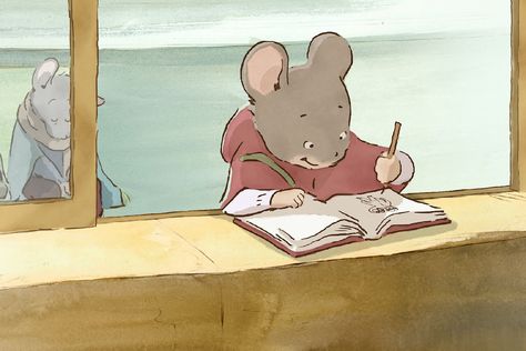 Based on the Belgian book series of the same name, Ernest and Celestine is quite distinct compared to the studio-backed, Ernest Celestine, Ernest And Celestine, Classic Childrens Books, Harry Potter Films, A Mouse, Animated Movies, Good Movies, Childrens Books, Watercolor Paintings