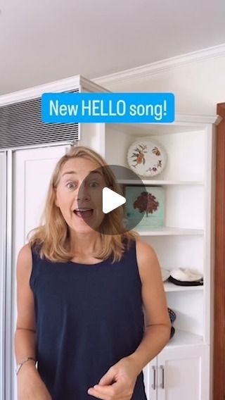 Kira Willey on Instagram: "A new hello song for you! Adapt it to suit your needs: you could slow it way down for littles, you could add movements, you could repeat singing it after everyone says their name! 🌟

Here are the lyrics: 

H-E-L-L-O
It’s time to say hello
Hello to the left
Hello to the right 
Hello is the way to start the day off right

H-E-L-L-O
It’s time to say hello
Hello to our bodies
Hello to our brains
Now let’s say our beautiful names!

We say hello
(child’s name)
We say hello
(child’s name)...

Make sure you’re following me for more, and tag someone who would like this one! ⬇️

#kidsmusic #hellosong #kidsmovement #kidsyoga #sel #kindersongs #preschoolsongs" Welcome Song For Preschool, Welcome Songs, Hello Song, Meeting Ideas, Hello Greeting, Beautiful Names, Preschool Songs, Morning Meeting, Brain Breaks