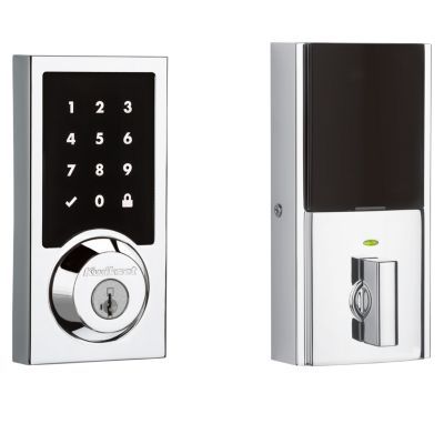 Biometric Lock, Chrome Fixtures, Steel Racks, Smart Lock, Keyless Entry, Wireless Networking, Metal Design, Exterior Doors, Entry Doors