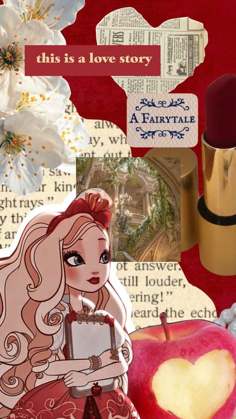 Barbie Collage Wallpaper, Apple White Wallpaper, Ever After High Apple White, High Wallpaper, Colored Characters, Famous Fairies, Cute Home Screen Wallpaper, High Aesthetic, Pink Wallpaper Girly