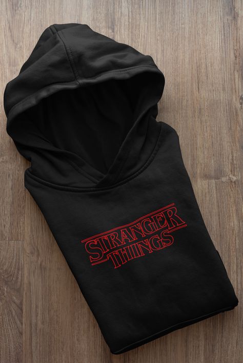 Stranger thing hoodie both printed and embroidered available #tshirt #hoodie #jacket #shopping Stringer Thinks, Stranger Things Hoodie, Hoodie Jacket, Stranger Things, Sweatshirts, T Shirt, Pins, Quick Saves, Clothes