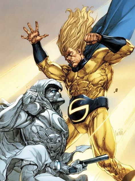 Marvel Sentry, Sentry Marvel, The Sentry, Marvel Knights, Marvel Moon Knight, Marc Spector, Marvel Comic Character, Marvel Comics Art, Marvel Vs