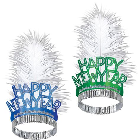 Swing Tiaras (Pack of 50) Eve Costume, Cheers To The New Year, Happy New Year Message, New Year Message, Happy New Years, New Year's Eve Celebrations, Party Kit, Colorful Party, New Year Celebration