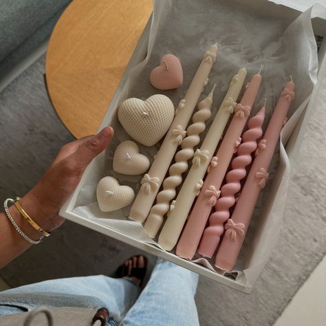 Making orders feel like a Pinterest board 🎀🤍🕯️✨ #candlemaking #candlemaker #candles #pinterestinspired #pinterestaesthetic #pinkaesthetic #soywaxcandles #candle #candlesofinstagram #candlebusiness #candleshop #handmadecandles #handpouredcandles #candlelover #candleobsessed #scentedcandles #homefragrance #homesweethome #cozyhome #giftideas #ecofriendlyliving #candleaddict #customcandles #smallbusiness #homedecor Candles Inspiration, Handmade Candles Diy, Candy Candle, Velas Candles, Diy Candles Homemade, Homemade Scented Candles, Concrete Candle Holders, Candle Crafts Diy, Candle Making Business