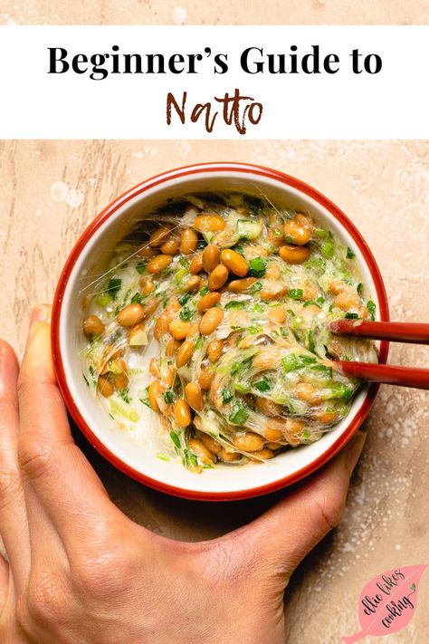 Vegan Natto Recipes, How To Eat Natto, Nato Recipe, Nato Japanese Food, Japanese Home Recipes, Japanese Natto Recipe, Natto Recipe Dishes, Super Food Meals, Japanese Fermented Foods