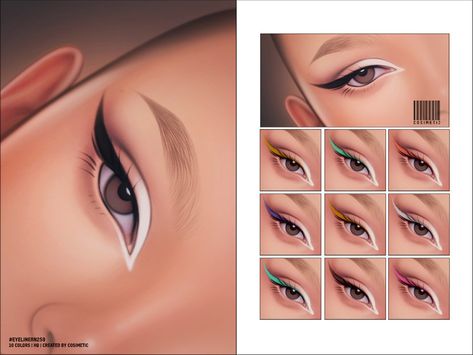 Sims 4 Guide, Sims 4 Makeup, Sims 4 Cheats, Sims 4 Cc Eyes, The Sims 4 Skin, Makeup Cc, Cc Mods, Pelo Sims, Sims 4 Cc Makeup