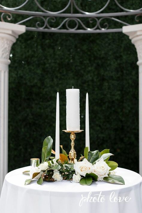 Unity Ceremony Candle, Candles At Wedding Ceremony, Unity Table Wedding, Candle Lighting Ceremony Wedding, Unity Candle Table Decor, Wedding Unity Candle Ideas, Candle Ceremony Wedding, Wedding Candles Ceremony, Unity Candle Table