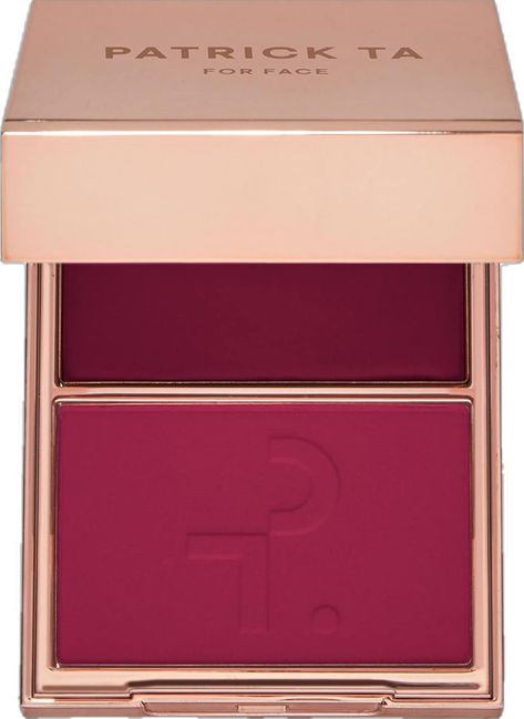 Patrick Ta Blush, Dewy Face, Patrick Ta, Gift Inspo, Blush Palette, Dewy Skin, Powder Blush, Cream Blush, Double Take