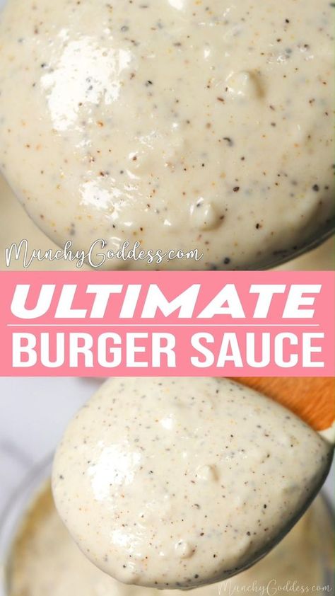 Spicy Garlic Aioli, Garlic Aioli Sauce, Burger Sauces Recipe, Ultimate Burger, Aioli Sauce, Homemade Sauce Recipes, Thanksgiving Menu Ideas, Doner Kebab, Salad Dressing Recipes Homemade