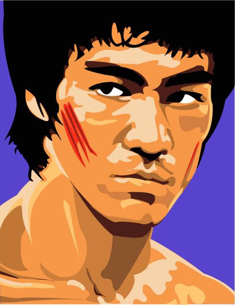 Bruce Lee Pictures, Bruce Lee Art, Copic Drawings, Bruce Lee Martial Arts, Kung Fu Movies, Wpap Art, Bruce Lee Quotes, Bruce Lee Photos, Legendary Dragons