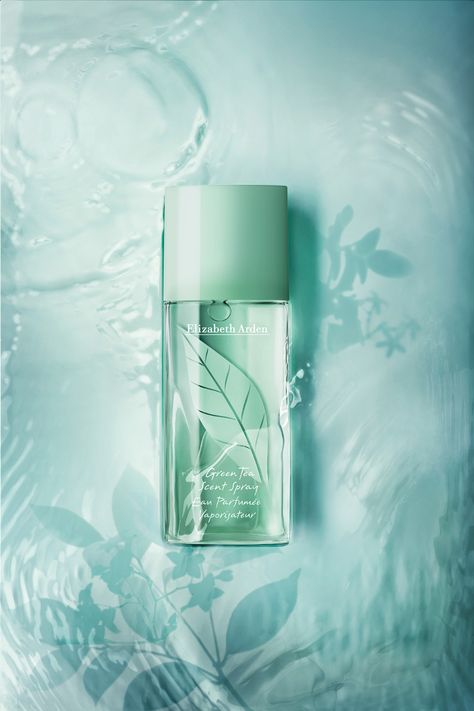 Gamme Green Tea Elizabeth Arden on Behance Elizabeth Arden Green Tea, Green Cosmetics, Perfume Photography, Cosmetics Photography, Beauty Ad, Beauty Products Photography, Cosmetic Design, Luxury Perfume, Luxury Fragrance