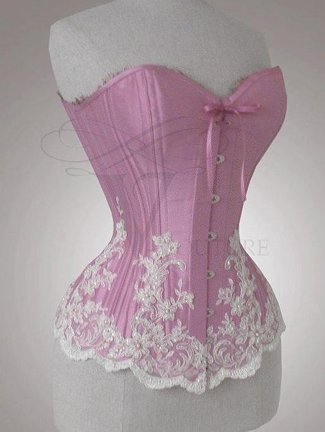 / Modern Corset, Custom Corsets, Corset Costumes, Corset Pattern, Pink Corset, Corset Fashion, Overbust Corset, Corsets And Bustiers, Corset Lingerie