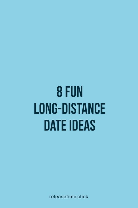 Keep your long-distance relationship exciting and fun with these 8 creative date ideas! Whether it’s a virtual movie night or cooking the same meal together while video chatting, you can strengthen your bond no matter the distance. Elevate your love life and enjoy sharing experiences that nurture intimacy and connection. Click here for innovative ways to spark joy and affection even when apart. Discover meaningful interactions and moments that will add fun spice to your dating routine! Over The Phone Date Ideas, Movie Night Date Ideas, Online Date Ideas Long Distance, Long Distance Relationship Movies, Ideas For Long Distance Relationship, Long Distance Relationship Activities, Creative Date Ideas, Fun Dates, Long Distance Dating