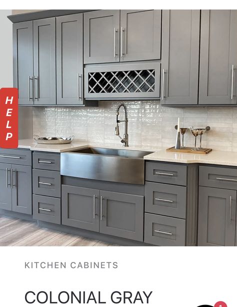 Kitchen Cabinet Shaker Style, White Kitchens 2024, Modern Wood Kitchen Cabinets, Barndo Designs, Gray Shaker Kitchen Cabinets, Kitchen With Shaker Cabinets, L Shaped Kitchen Cabinets, Kitchen Cabinets Shaker Style, Grey Kitchen Ideas