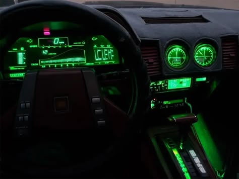 Nissan 300zx Turbo, Digital Dashboard, Dashboard Car, Nissan 300zx, Street Racing Cars, Car Mods, Car Dashboard, Pretty Cars, Retro Futuristic