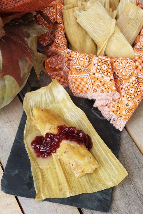 Turkey and Dressing Tamales Turkey And Dressing Tamales, Tamales Recipe Pork, Turkey Dressing, Lemongrass Recipes, Homemade Tamales, Slow Cooker Chicken Thighs, Authentic Mexican Recipes, Shredded Turkey, Tamale Recipe