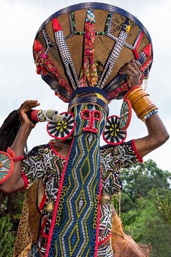 Bamileke Elephant Mask, Cameroon - Angela Fisher & Carol Beckwith — Google Arts & Culture Elephant Mask, African Traditional Religions, Afrique Art, Afrikaanse Kunst, African People, Africa Art, African Masks, African Elephant, African History