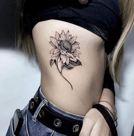 Ankle Tattoo Cover Up, Groot Tattoo, Sunflower Tattoo Meaning, Earthy Tattoos, Sunflower Tattoo Shoulder, Flowers Sunflowers, Flower Wrist Tattoos, Taurus Tattoos, Sunflower Tattoos