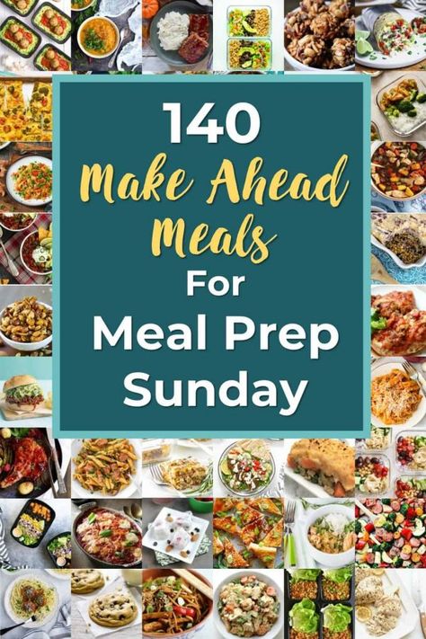 Make Ahead Recipes, Meal Prep Sunday, Family Meal Prep, Dinner Meal Prep, Dinner Prep, Easy Healthy Meal Prep, Sunday Meal Prep, Make Ahead Meals, Lunch Meal Prep