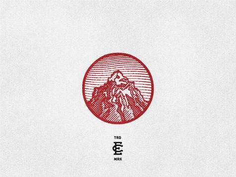 Aaa Logo, College Ministry, Tailor Logo Design, Red Journal, Logos Retro, Mountain Logo, Illustration Styles, Journal Travel, Mountain Logos