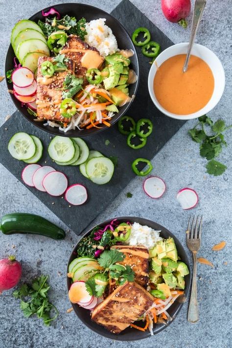 Banh Mi Bowl without the Banh Mi: it’s a sandwich in a bowl! | vegetarian and easily made gluten free Sandwich In A Bowl, Banh Mi Bowl, Buddha Bowl Vegan, Bahn Mi, Matter Of Time, Banh Mi, Bowls Recipe, A Bowl, Asian Recipes