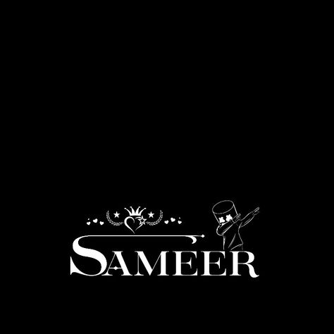 SAMEER EDITOR\___>🐰 Samir Name Logo, Sameer Name Logo, Aztec Tattoo Designs, Aztec Tattoo, Crafts Room, Creative Profile Picture, Name Photo, Diy Crafts Room Decor, Name Logo