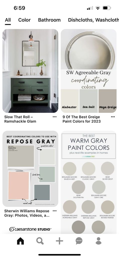 Grey Bathroom Accent Colors, Bathroom Accent Colors, Gray Bathroom Walls, Grey And White Bathroom, Accent Colors For Gray, Bathroom Accents, Gray Bathroom, Bathroom Walls, Grey Bathroom