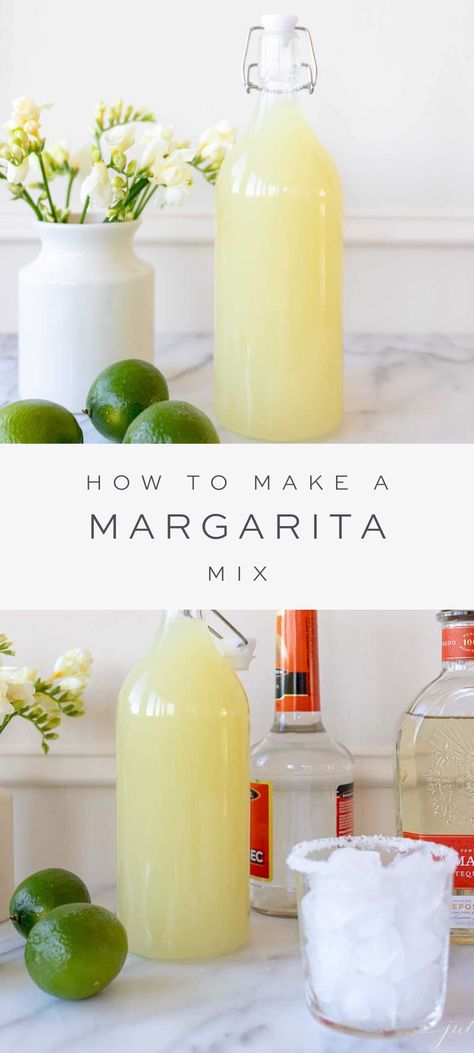 Homemade Sour Mix For Margaritas, Picture Of Margarita, Margarita Recipes For Margarita Machine, Diy Margarita Salt Rimmer, Premixed Margarita Recipes, Homemade Cocktail Mixers, Margarita Mixer Recipes, How To Make Margaritas At Home, Best Margarita Mix To Buy