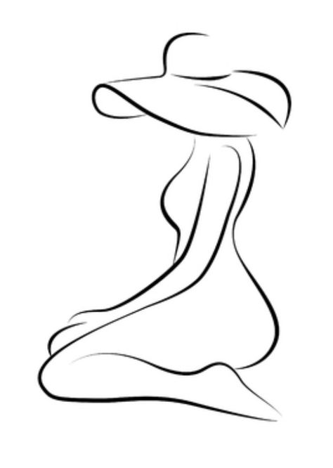 Body Silhouette Art, Female Form Sketch, African Drawings, Lips Painting, Body Outline, Human Body Drawing, Pencil Drawing Tutorials, Indian Women Painting, Pencil Sketch Images