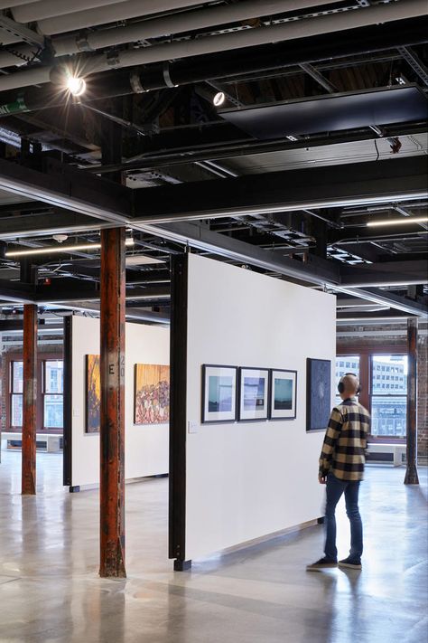 Olson Kundig — Seattle Office of Arts & Culture Art Residency Spaces, Warehouse Exhibition, Warehouse Gallery, Archive Room, Gallery Wall Design, Olson Kundig, Focus Groups, Art Galleries Design, Movable Walls