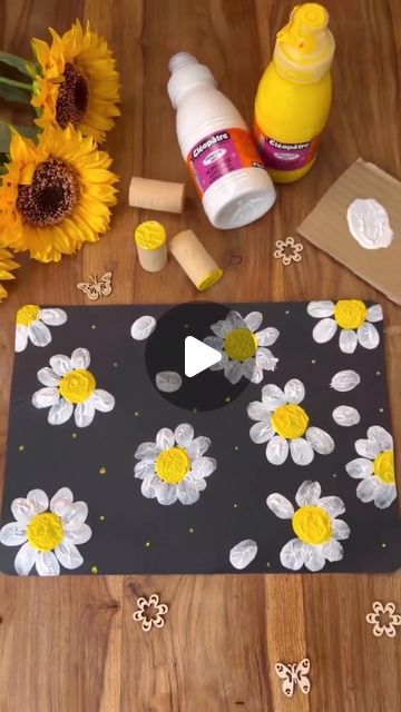 Preschool Crafts & Activities on Instagram: "🌼 Daisy 🌼  I hope that finger daisies by @whattodowithrasemoquette will inspire you with beautiful creative moments 🌼 . . . . . #kidsart #activitiesforkids #handsonlearning #kidslearning #easyplayideas #earlychildhood #finemotorskills #preschool #preschooler #learningthroughplay #recycleandplay #everydayplayhacks #preschoolfun #preschoolactivity #montessoritoddler #earlylearning #montessori #learnathome #learnandplay #finemotorskills #motorskills #kidactivities #recycleandplay #childdevelopment #mrmintz" Play Hacks, Preschool Craft Activities, Montessori Toddler, Hands On Learning, Preschool Fun, Learning Through Play, Play To Learn, Child Development, Early Learning