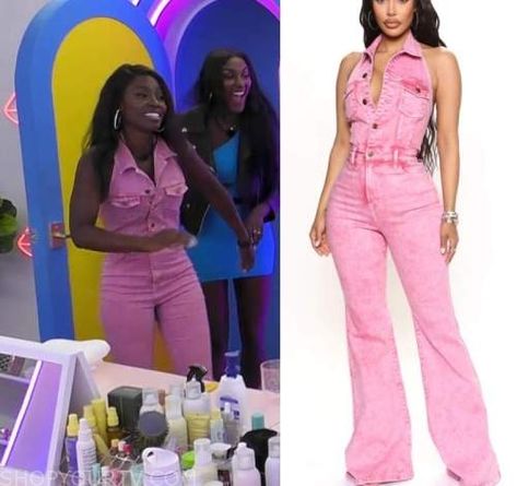 Auto Draft Lori Harvey Jumpsuit, Pink Fitted Button-up Dress, Pink Button-up Shirt Dress For Vacation, Pink Button-up Mini Dress, Love Island Usa, Zoeys Extraordinary Playlist, Nickelodeon Shows, Where To Buy Clothes, Show Love