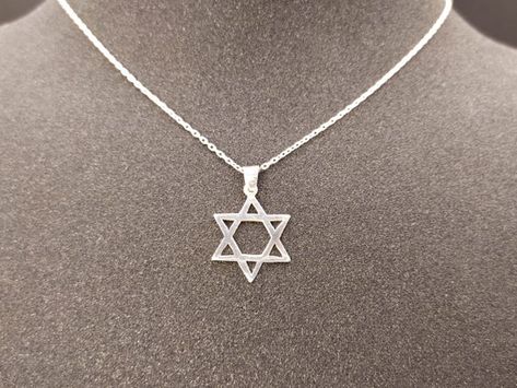 Hey, I found this really awesome Etsy listing at https://www.etsy.com/listing/1049121605/star-of-david-necklace-sterling-silver Silver Star Of David Necklace For Everyday, Formal Silver Star Of David Necklace, Silver Star Of David Necklace For Gift, Gold Sterling Silver Star Of David Necklace, Nickel-free Sterling Silver Star Of David Necklace, Star Of David, Recycled Silver, Elegant Jewelry, Cross Necklace