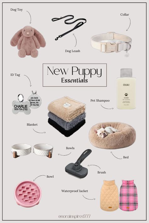 Welcoming a new puppy? Make sure you’re prepared with this essential checklist. From cozy beds to training tools, shop the products that every parent needs. #PuppyEssentials #PetLovers #DogCare amazon must haves, amazon finds, puppy training, puppy essentials products, puppy essentials amazon, puppy essentials list dog owners, puppy essentials checklist, puppy essentials boy, puppy essentials pink, puppy essentials blue, dog essentials list, dog essentials products, dog essentials aesthetic Dog Shopping List, Dog Care Products, Things You Need For A Dog, Introducing Puppy To Dog, Frenchie Must Haves, Dog Stuff Aesthetic, Puppy Essentials Aesthetic, Diy Puppy Stuff, Puppy Essentials List