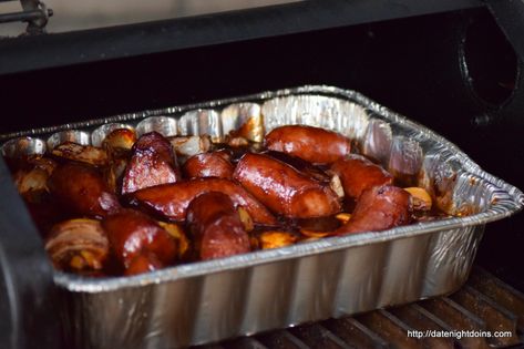 Keilbasa Recipes Grilled, Recipes With Beef Kielbasa, Kielbasa Grape Jelly Bbq Sauce, Kielbasa With Bbq Sauce, Bbq Oxtails, Bbq Mini Sausages Lil Smokies, Bbq Kielbasa, Maple Bbq Hasselback Kielbasa Bites, Smoked Appetizers