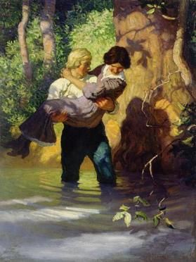 Works – N. C. Wyeth Catalogue Raisonné – Collections Andrew Wyeth Watercolor, N C Wyeth, Nc Wyeth, Rip Van Winkle, Lake Girl, American Illustration, Andrew Wyeth, American Modern, The Golden Age