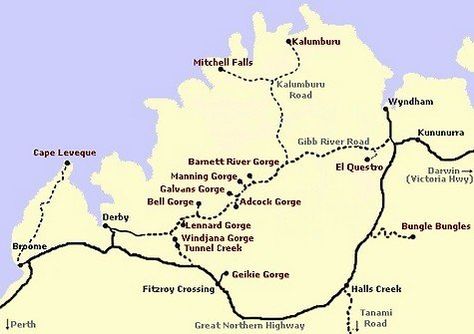 Two Gibb River Road maps: one overview map, one detailed map showing all the gorges. Plus the best physical map of the Gibb River Road. Kimberly Australia, Western Australia Map, Travelling Australia, Cape York, Western Australia Travel, Gibb River Road, Australian Road Trip, Australia Style, Riverside House