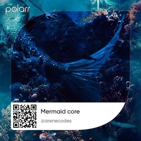 Mermaid core, dark blue polarr filter code Polarr Filters Code Blue, Pollar Codes, Editing Resources, Filter Code, Mermaid Core, Code Polarr, Blue Filter, Polarr Filters, Blue Space