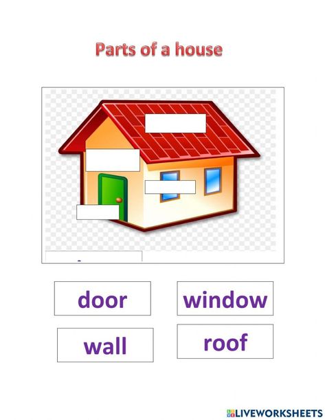 English As A Second Language (esl), English As A Second Language, House Doors, School Subjects, Online Workouts, Grade 1, A House, Vocabulary, The House