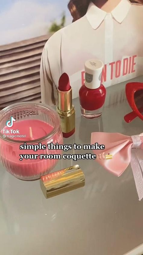 @tragicmotel on TikTok [Video] | Room makeover inspiration, Cute room decor, Dream room inspiration Coqquete Bedroom, Croquette Room Aesthetic, Coquette Room Decor Ideas, Croquette Aesthetic Room, Coquette Bedroom Aesthetic, Coquette Room Ideas, Coquette Room Aesthetic, Coquette Bedroom, Coquette Room Decor