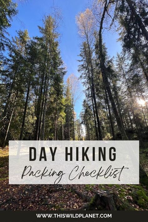 Hiking is one of the most accessible outdoor activities. You likely already have the basics of what you need for a day hike lying around your house! I suggest starting with what you already have, and upgrading as you figure out what you like and what features are important to you. This day hike packing list covers some essential items to bring along with you on short hikes. What To Pack For Hiking Day Trip, Day Hike Packing List, Hiking Packing List, Hiking Pack, Packing Checklist, Camping Tips, Essential Items, Day Hike, What To Pack