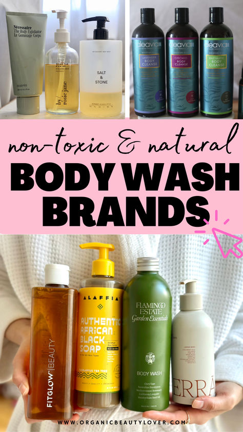 non toxic body wash Best Natural Body Wash, Best Clean Body Lotion, Non Toxic Body Care, Non Toxic Lotion, Non Toxic Body Wash, Good Body Wash, Body Wash Products, Clean Body Wash, Body Groove